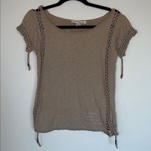 Vintage Y2K Murmur Distressed Fairy Grunge Embroidered Sequon Top